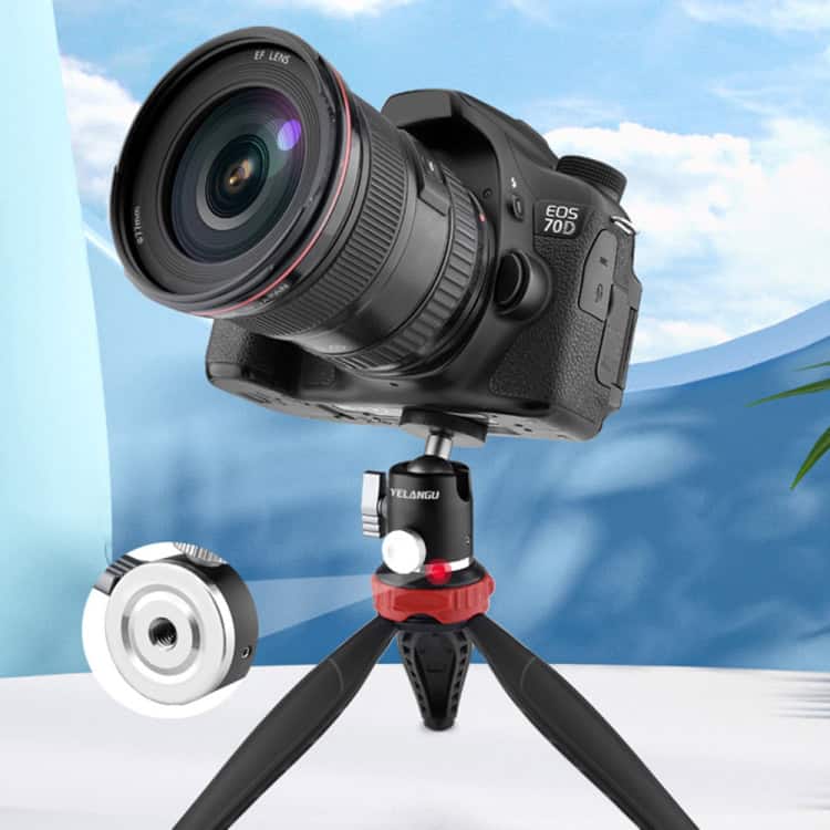 YELANGU LW-A01 Metal Tripod Ball Head Adapter - Smooth Panoramic Rotation 2 Yelangu Lw-A01 Metal Tripod Ball Head Adapter - Smooth Panoramic Rotation - Image 2