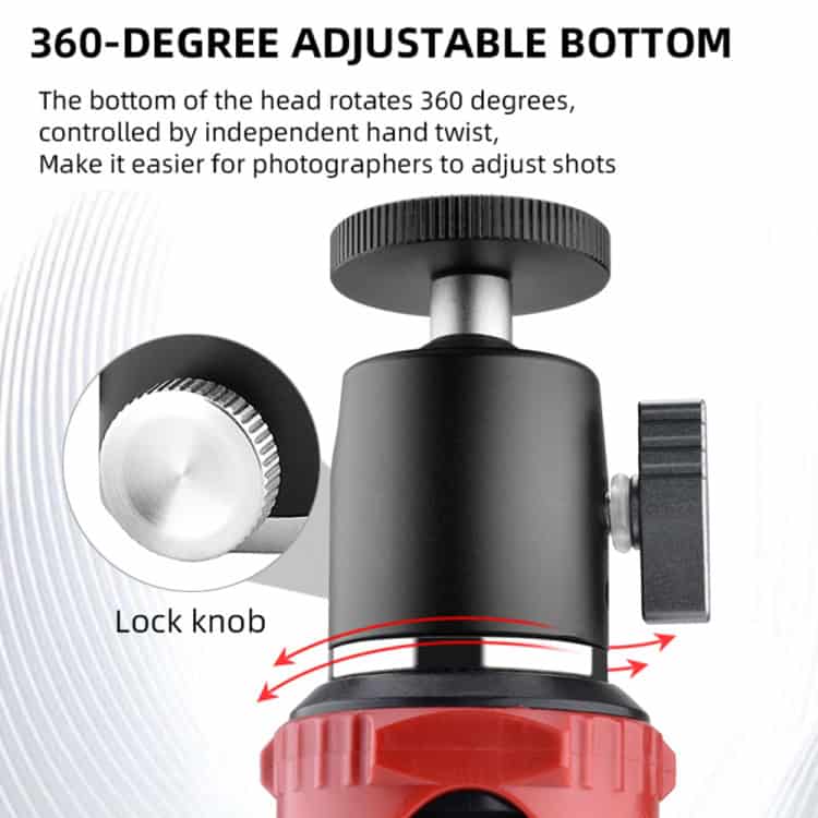 YELANGU LW-A01 Metal Tripod Ball Head Adapter - Smooth Panoramic Rotation 7 Yelangu Lw-A01 Metal Tripod Ball Head Adapter - Smooth Panoramic Rotation - Image 7