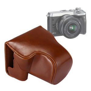 Canon EOS M6 PU Leather Full Body Case Bag with Strap - Stylish Protection