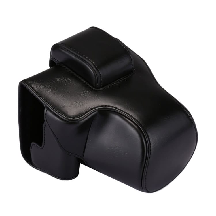 Canon EOS M5 PU Leather Full Body Camera Case Bag with Strap 2 Canon Eos M5 Pu Leather Full Body Camera Case Bag With Strap - Image 2