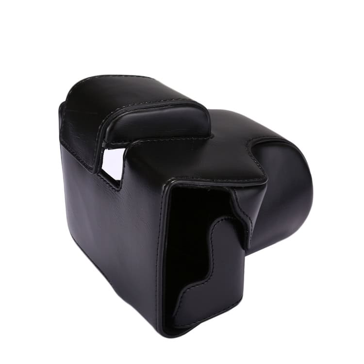 Canon EOS M5 PU Leather Full Body Camera Case Bag with Strap 3 Canon Eos M5 Pu Leather Full Body Camera Case Bag With Strap - Image 3