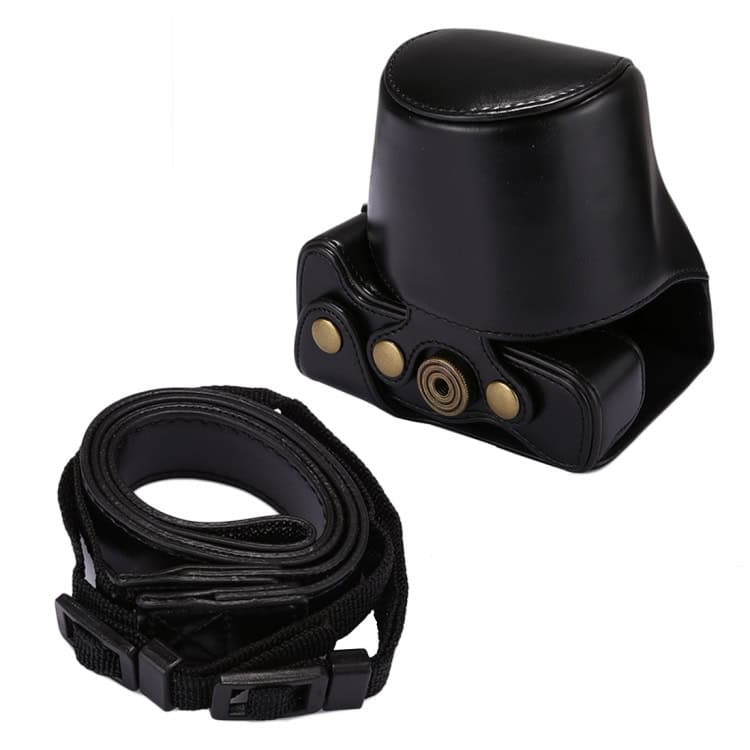 Canon EOS M5 PU Leather Full Body Camera Case Bag with Strap 5 Canon Eos M5 Pu Leather Full Body Camera Case Bag With Strap - Image 5