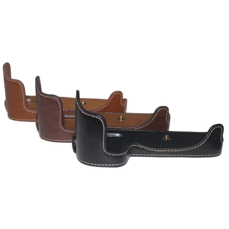 Camera Half Case Base for Canon EOS 80D / 70D, 1/4 inch Thread, PU Leather 2 Camera Half Case Base For Canon Eos 80D / 70D, 1/4 Inch Thread, Pu Leather - Image 2