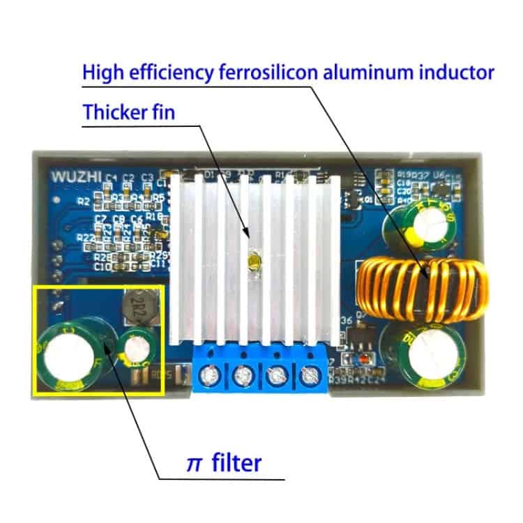 ZK-4KX CNC Buck Boost Module, CC CV 0.5-30V 4A Step Down Up Regulator, AdjustVoltage 5 Zk-4Kx Cnc Buck Boost Module, Cc Cv 0.5-30V 4A Step Down Up Regulator, Adjustvoltage - Image 5