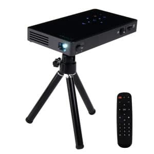 Portable Mini DLP Projector 854x480 Resolution, 100LM Brightness - Ideal for Multimedia
