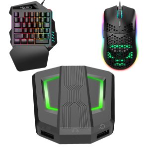 RGB gaming keyboard with customizable backlit keys and ergonomic wrist rest, perfect for gaming enthusiasts.