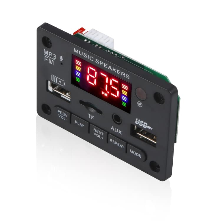 Car Music Player 12V BT Audio Decoder Board USB FM Radio w/Remote Control 3 Car Music Player 12V Bt Audio Decoder Board Usb Fm Radio W/Remote Control - Image 3