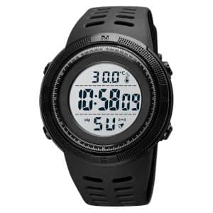 SKMEI 1681 LED Watch: Temp, Luminous Display - Multi-Function Delight