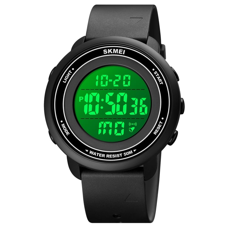 SKMEI 1736 LED Digital Watch with Luminous Display & Triplicate Dial 1 Skmei 1736 Led Digital Watch With Luminous Display &Amp; Triplicate Dial