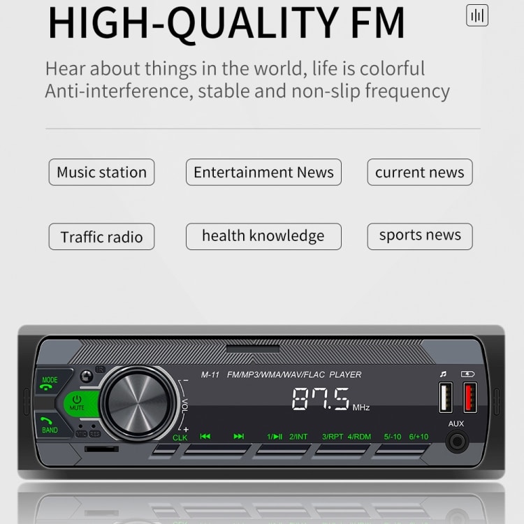 M11 Bluetooth MP3 Player: Phone Interconnection, FM Radio, TF Card Slot 2 M11 Bluetooth Mp3 Player: Phone Interconnection, Fm Radio, Tf Card Slot - Image 2