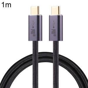 140W USB-C Male to USB-C Male Braided Data Cable • Fast Charging & Data Transfer