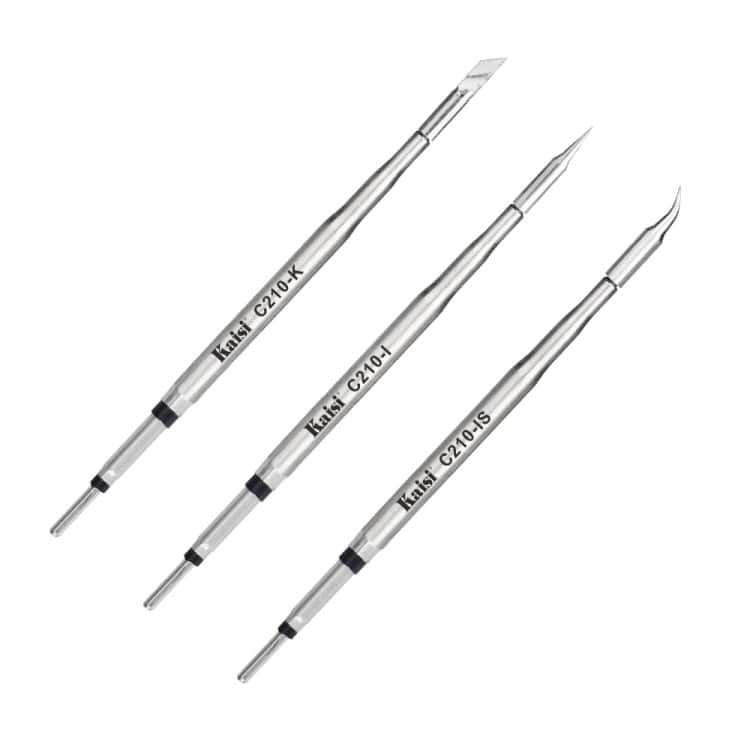 Kaisi KS-210 Soldering Iron Head for Precision Work - Trustworthy Quality 2 Precision Screwdrivers For Electronics Repair, Kaisi C210 Series Micro Screwdrivers, Anti-Static Precision Tools, Ideal For Small Electronics Maintenance And Assembly, Durable And Lightweight Design, Perfect For Detailed Work.