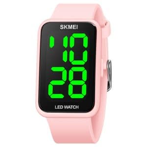 SKMEI 1873 LED Electronic Watch - Waterproof, Stylish & Durable PU Strap