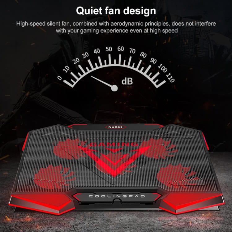 5-Fan USB Laptop Cooling Stand: Lifts & Folds for Enhanced Cooling – Stay Cool! 4 5-Fan Usb Laptop Cooling Stand: Lifts &Amp; Folds For Enhanced Cooling – Stay Cool! - Image 4