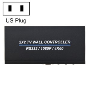 BT100 4K 60Hz TV Wall Controller - Flawless 1080P Display - Pack of 2