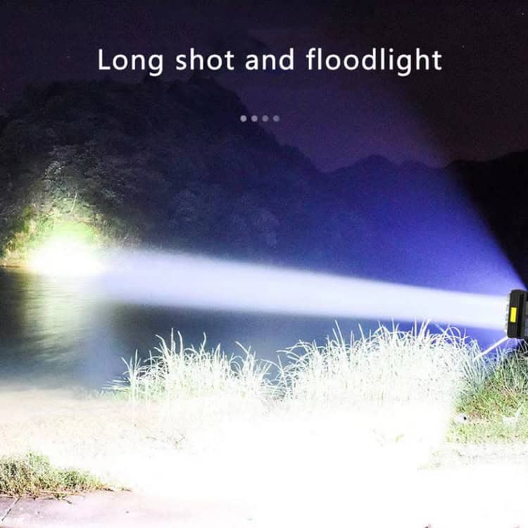 Adventure-Ready: Ultra Bright 8 LED Waterproof Camping Flashlight 8 Long Shot Floodlight For Outdoor Nighttime Illumination, High-Powered Led Spotlight, Bright Outdoor Lighting For Camping, Boating, And Emergency Use, Energy-Efficient Waterproof Floodlight.