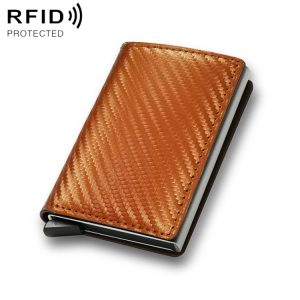 RFID Carbon Fiber Wallet for Men - Stylish Protection and Security