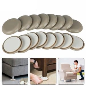 32-in-1 Round Table Chairs Non-Slip Foot Mat Set - Protect Your Floors!