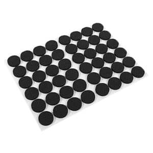 2pcs 22mm Round Plaid EVA Foot Pads - Slip-proof, Noise-reducing for Table Sofa