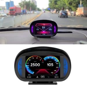 3" HD OBD LCD GPS Car Speed Slope Meter HUD Display - Multi-function
