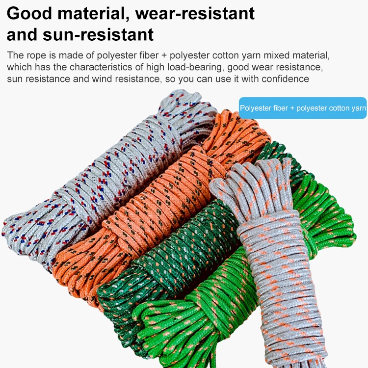 10m Heavy-Duty Outdoor Nylon Rope for Hanging Clothes 3 10M Heavy-Duty Outdoor Nylon Rope For Hanging Clothes - Image 3
