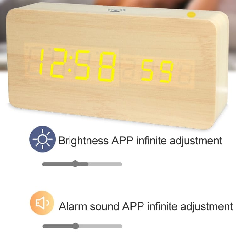 Smart LED Display Alarm Clock with App Control - Wake Up in Style! 5 Smart Led Display Alarm Clock With App Control - Wake Up In Style! - Image 5