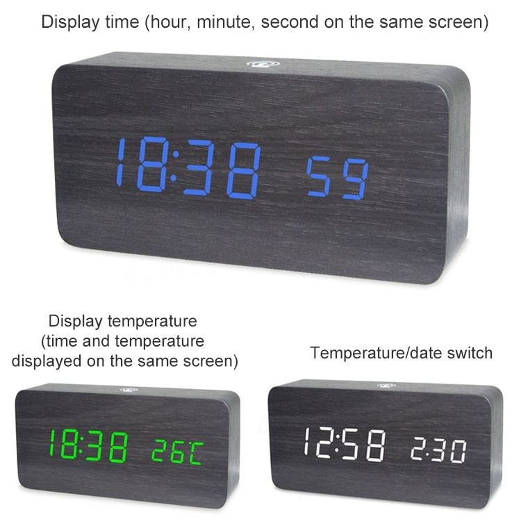 Smart LED Display Alarm Clock with App Control - Wake Up in Style! 6 Smart Led Display Alarm Clock With App Control - Wake Up In Style! - Image 6