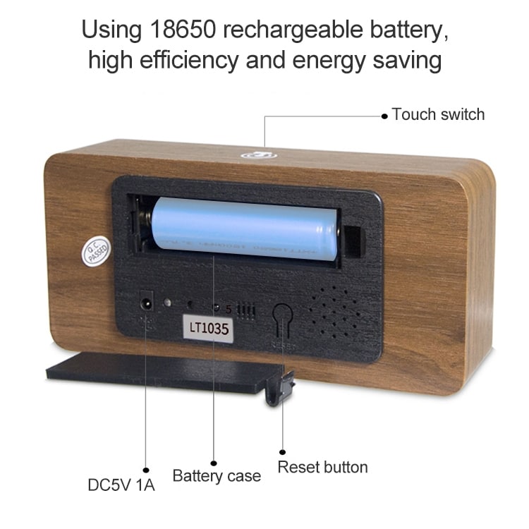 Smart LED Display Alarm Clock with App Control - Wake Up in Style! 8 Smart Led Display Alarm Clock With App Control - Wake Up In Style! - Image 8