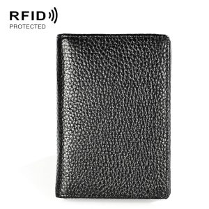 RFID Men Leather Card Holder: KB156 Antimagnetic, Sleek & Secure Card Bag