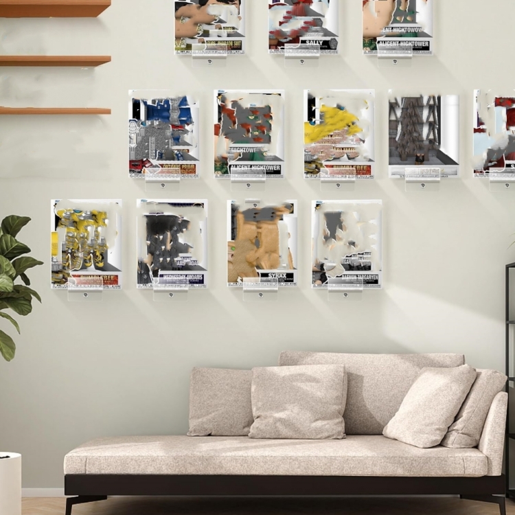 Anime Ornaments Mounting Rack - YX075 6pcs Acrylic Storage Bracket Set 5 Anime Ornaments Mounting Rack - Yx075 6Pcs Acrylic Storage Bracket Set - Image 5