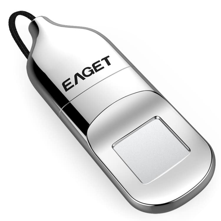 Secure Data Transfer: USB 2.0 Flash Drive with Fingerprint ID Protection 2 Eaget Branded Portable Flash Drive With Sleek Metallic Design, Ideal For Data Storage And Transfer. Compact, Stylish, And Lightweight For Easy On-The-Go Use.