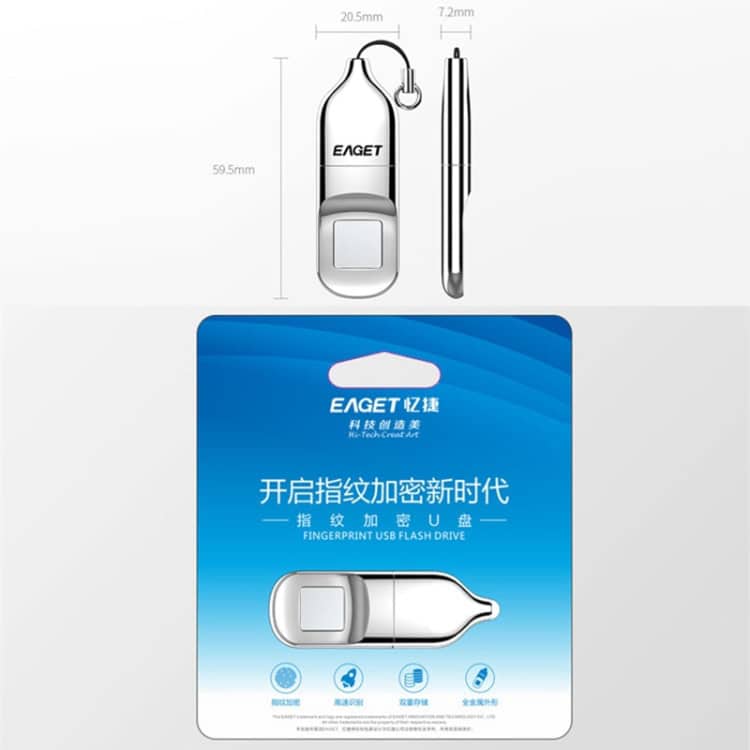Secure Data Transfer: USB 2.0 Flash Drive with Fingerprint ID Protection 3 Fingerprint Usb Flash Drive With Sleek Design, Portable Storage Solution, And Advanced Security Features. Ideal For Secure Data Transfer And Storage.