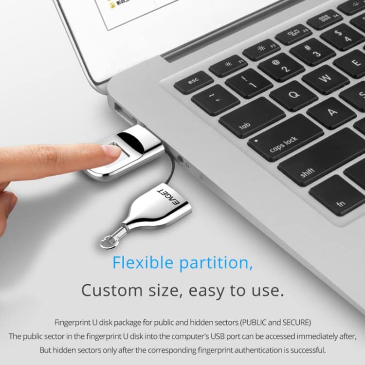 Secure Data Transfer: USB 2.0 Flash Drive with Fingerprint ID Protection 10 Fingerprint Usb Disk For Secure And Public Sectors, Flexible Partition Design, Easy To Use, Customizable Size For Data Security, Compatible With Laptops, Ideal For Confidential Data Storage And Quick Access.