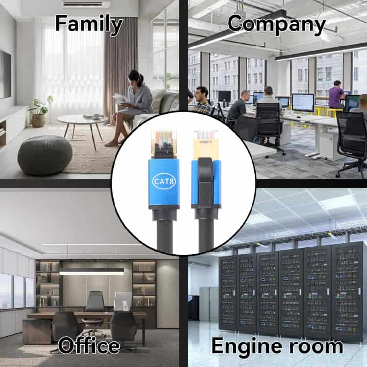 Ultra-Fast CAT8e Pure Copper Ethernet Cable - Reliable Network Connection 8 Ultra-Fast Cat8E Pure Copper Ethernet Cable - Reliable Network Connection - Image 8