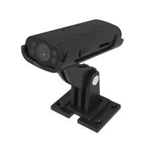 Mountable dashboard camera for vehicle security and recording, ideal for car, truck, or fleet monitoring. Compact, durable, and easy to install with adjustable mounting bracket.