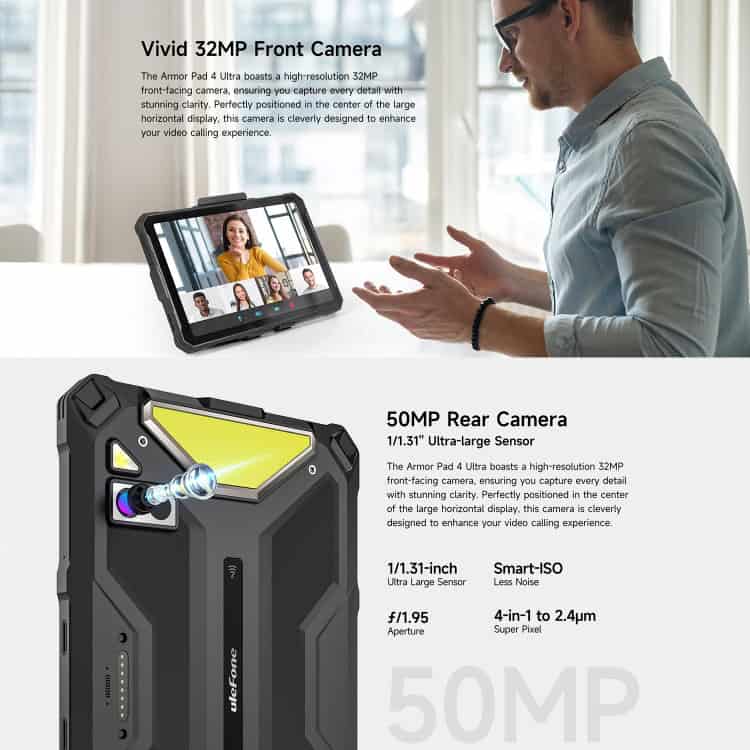 Ulefone Armor Pad 4: Ultra Thermal 10.36" Rugged Tablet, Android 14 14 Ulefone Armor Pad 4: Ultra Thermal 10.36&Quot; Rugged Tablet, Android 14 - Image 14