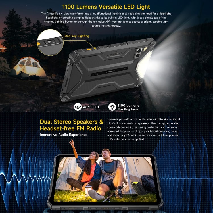Ulefone Armor Pad 4: Ultra Thermal 10.36" Rugged Tablet, Android 14 15 Ulefone Armor Pad 4: Ultra Thermal 10.36&Quot; Rugged Tablet, Android 14 - Image 15