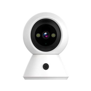 High-tech security camera for smart home surveillance, featuring 360-degree view and HD video recording, ideal for monitoring your property remotely.