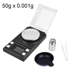 Precision 50g x 0.001g Jewelry Diamond Scale - LCD Screen Lab Balance Device