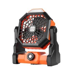 Outdoor Portable Fan USB Air Cooler with LED Night Lamp - Stay Cool Anywhere