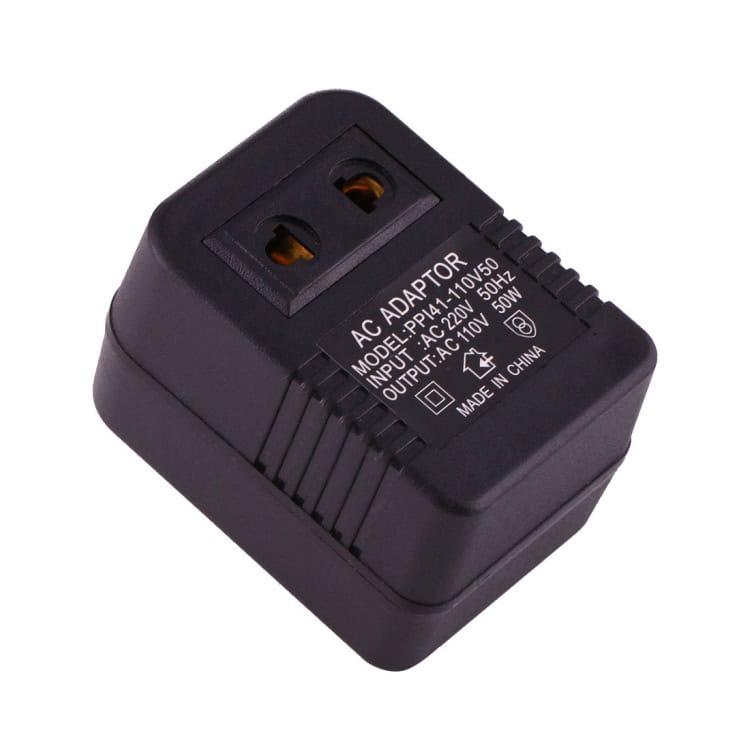 Power Adapter: 220V to 110V 50W, EU/US Plug to US, Portable & Efficient 2 Power Adapter: 220V To 110V 50W, Eu/Us Plug To Us, Portable &Amp; Efficient - Image 2