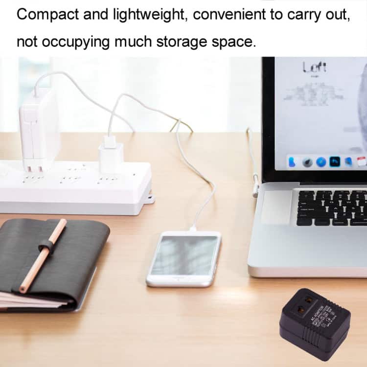 Power Adapter: 220V to 110V 50W, EU/US Plug to US, Portable & Efficient 5 Power Adapter: 220V To 110V 50W, Eu/Us Plug To Us, Portable &Amp; Efficient - Image 5