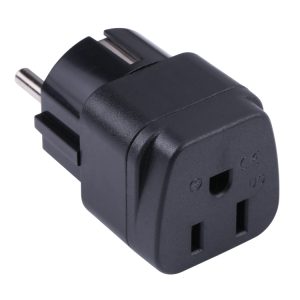 Portable 3-Hole US to UK Plug Power Adapter - Travel-Friendly Solution