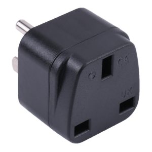 Portable UK to US & Mexico Three-Pin Plug Power Adapter - Universal Travel Accessory