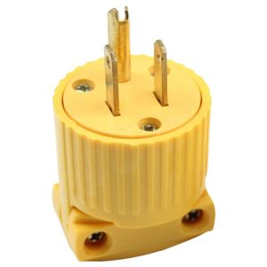 15A 125V Tripolar US Plug Adapter - Convenient Detachable Design