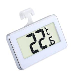 LCD Mini Fridge Thermometer Digital Display Freezer Temp Meter with Hook