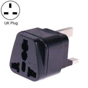 Universal UK Plug Adapter with Fuse - Portable Travel Charger for Worldwide Use