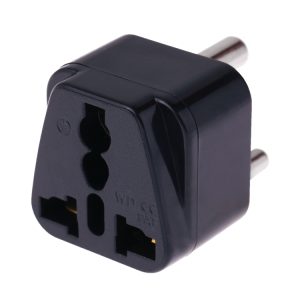 Universal Socket to Small South Africa Plug Adapter - Portable Travel Charger