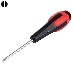 Syndmart multi-purpose screwdriver with black and red ergonomic handle, ideal for DIY and professional fixing tasks. Durable and easy to use for assembling furniture and electronics.
