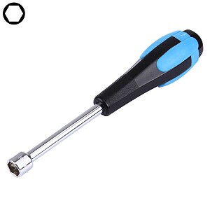 Precision screwdriver with ergonomic handle and interchangeable bits for electronics repair and DIY projects.